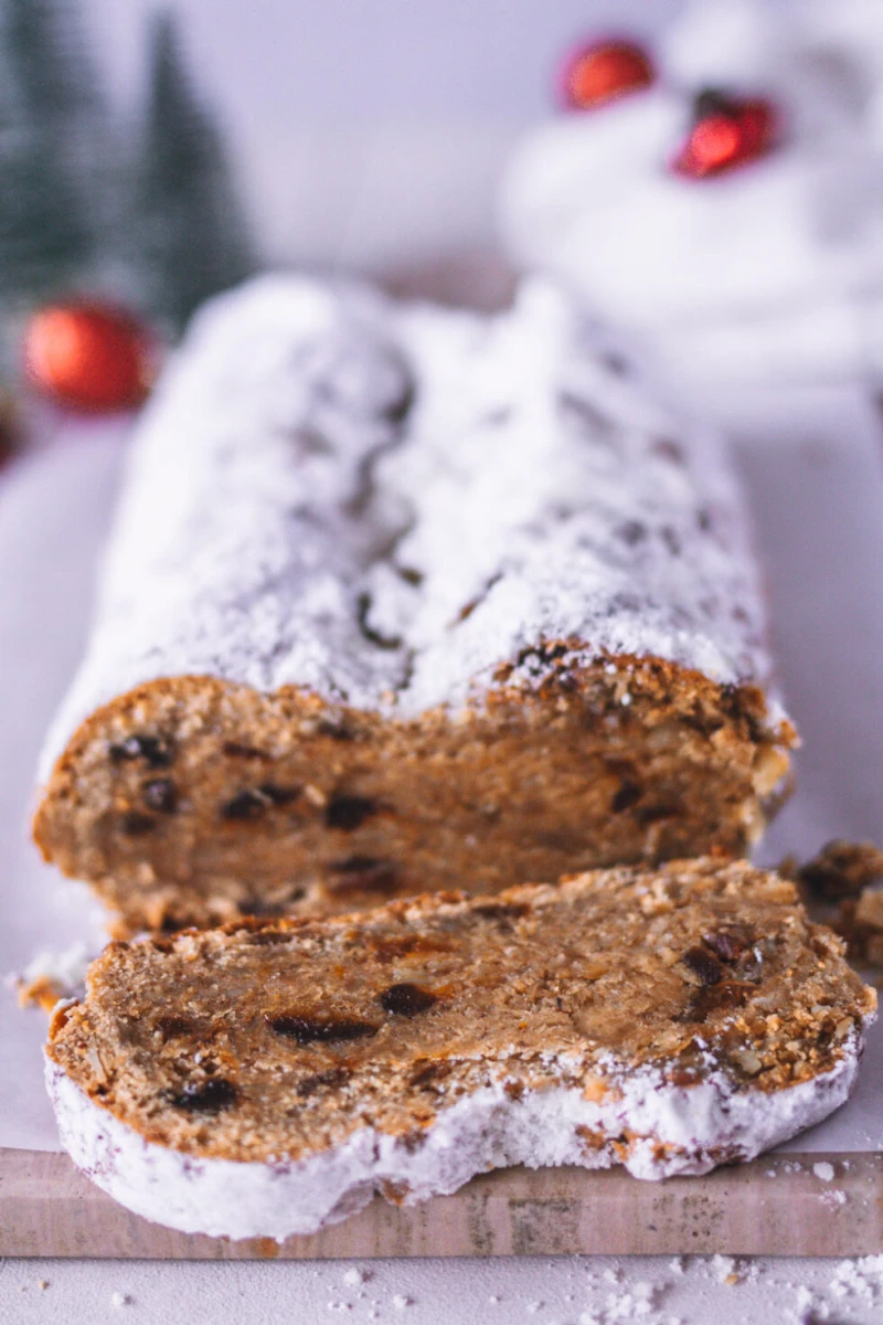 Veganer Quarkstollen